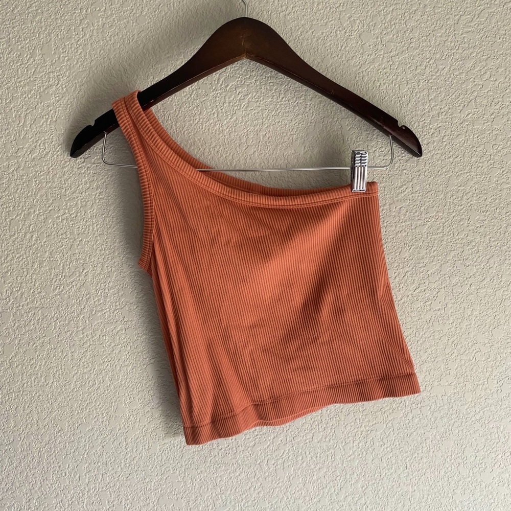 Coral Crop Top